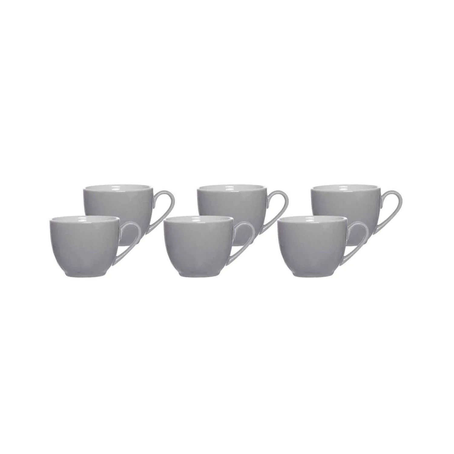 Ritzenhoff & Breker DOPPIO Espressotassen 80 ml 6er Set Grau