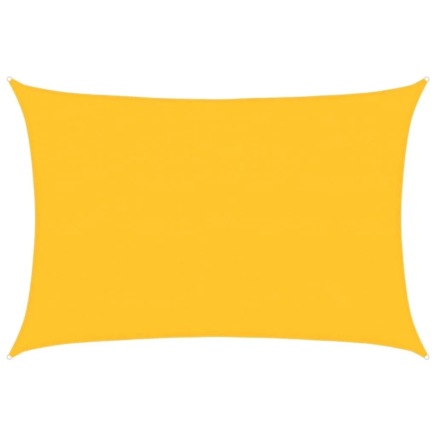 vidaXL Sonnensegel 160 g/m² Rechteckig Gelb 4x5 m HDPE 311573 günstig online kaufen