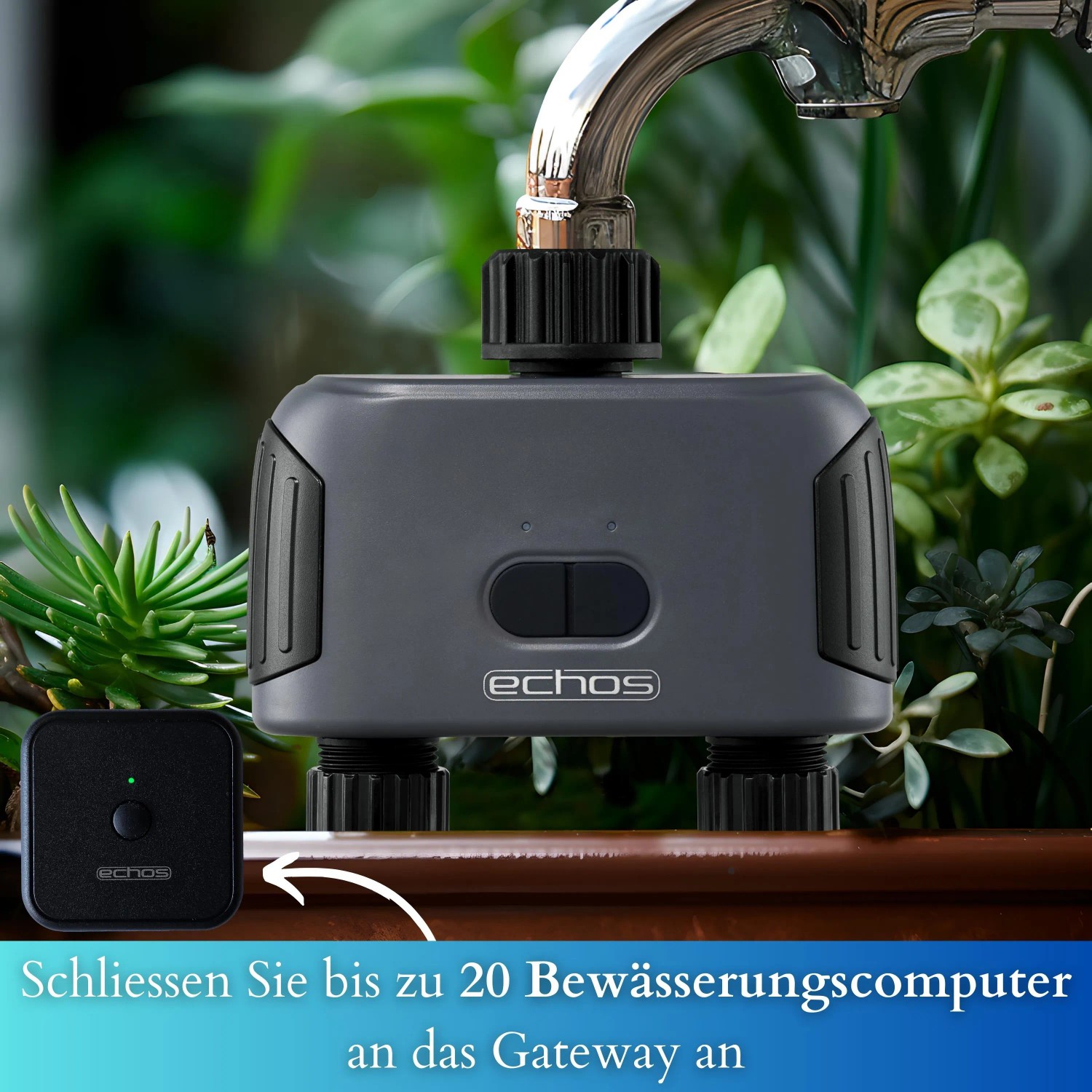 RAINPOINT WLAN Bewässerungscomputer Mit App – Smarte Steuerung Für Garten & Rasen