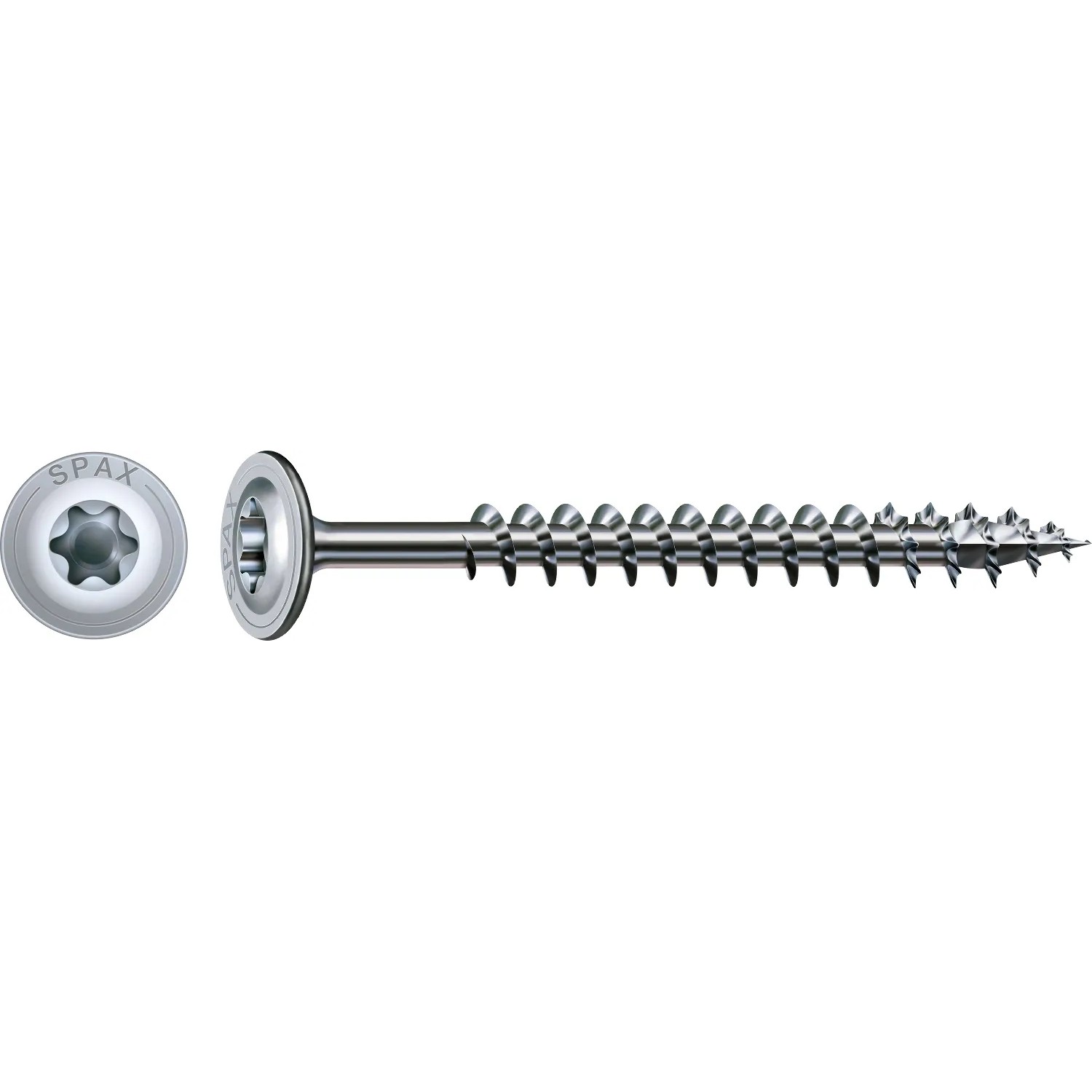 Spax Tellerkopf Holzschraube, 8x80mm, T-Star plus Antrieb, 20 Stück