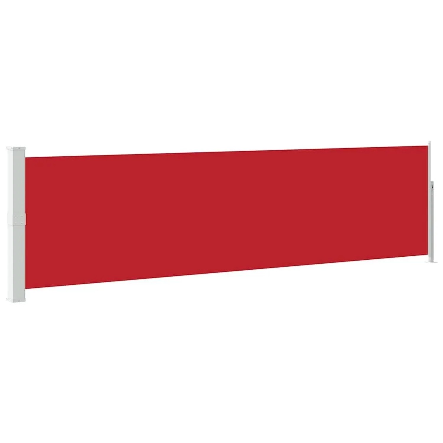 vidaXL Ausziehbare Seitenmarkise 140×500 cm Rot 48397