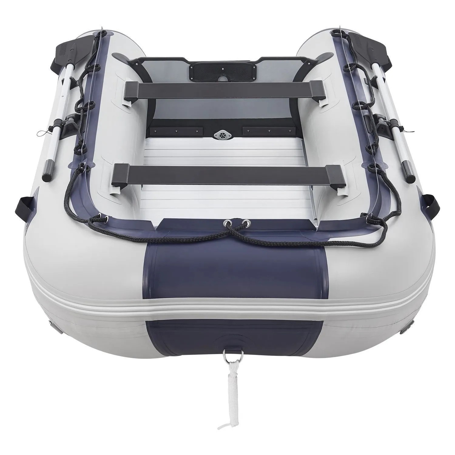 ArtSport Schlauchboot Paddelboot Grau mit Aluboden und Zwei Sitzbänken  3,20m_4