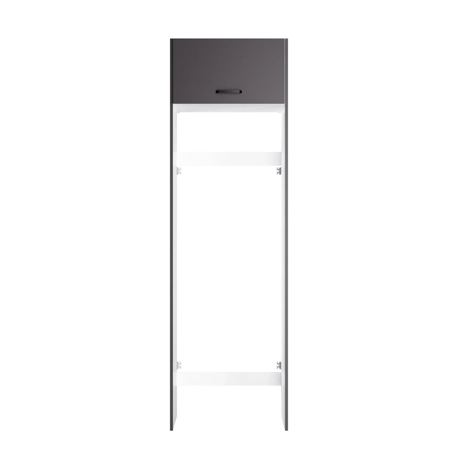 OPTIFIT Waschsäule Kiel420 60 x 210 x 57,1 cm Anthrazit Matt mit Klappe
