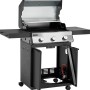 Jamestown Gasgrill Kane mit 3 Brennern und modularem Grillrostsystem. Grill mit Ablagetischen und Unterschrank.