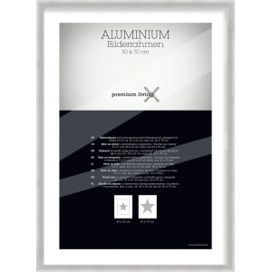 Premium Living Bilderrahmen Aluminium ca. 50x70cm