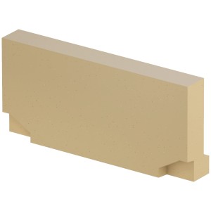 ACO Self Euroline Stirnwand aus Polymerbeton für Flachrinnen, Rinnenabschluss