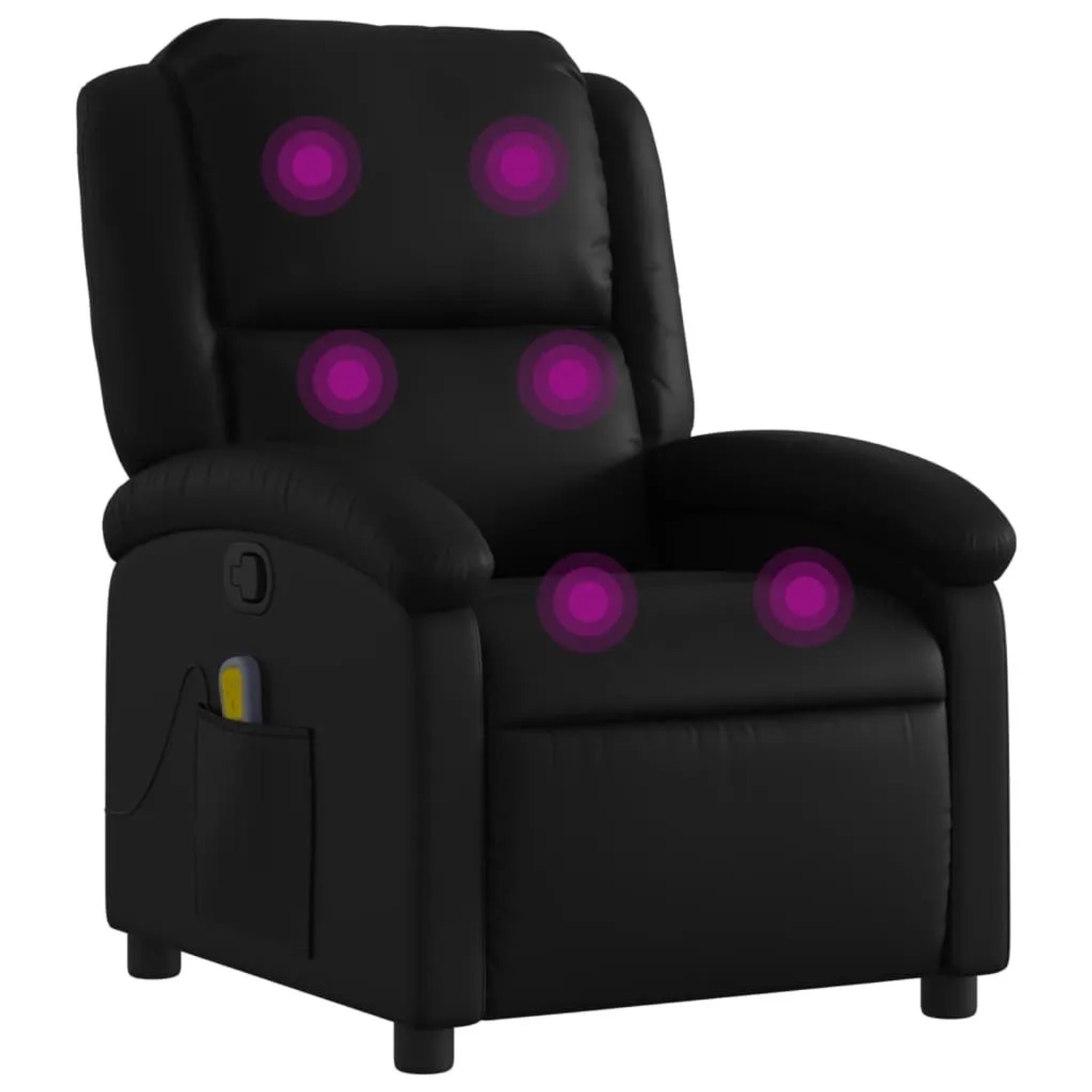 vidaXL Massage-Relaxsessel Kunstleder Schwarz 3205899 günstig online kaufen