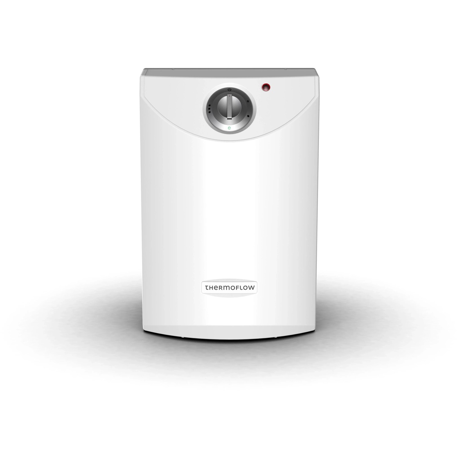Thermoflow Untertischspeicher 10L mit Niederdruckarmatur Ovalis, weiß.