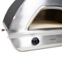 Buschbeck Pizzaofen X1 für Gas und Holz, Edelstahlgehäuse mit Pizzaschieber.