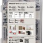 Fischer Meister-Box Universal mit 110 Dübeln in transparenter Kunststoffbox, verschiedene Größen.
