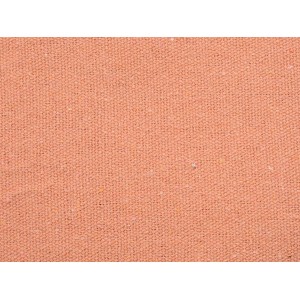 Nahaufnahme des Terracotta-farbenen Stoffes vom Hängesessel Lytton.