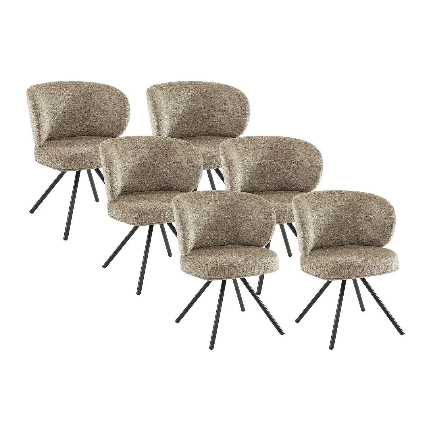 Vente-unique Stuhl Lyaro Taupe 63 cm