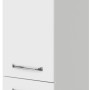 Pelipal Bad-Hängeschrank Trentino, weiß hochglanz, 30 cm breit, mit Tür und zwei Schubladen.