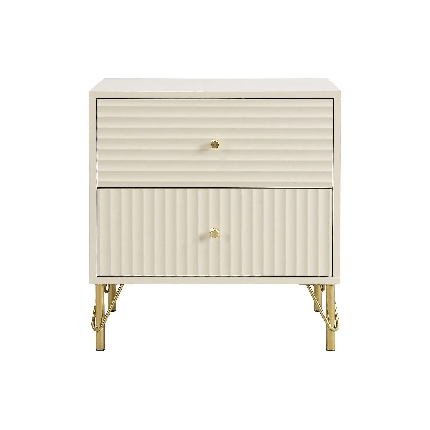 Vente-unique Nachttisch Loureo Beige 55 cm
