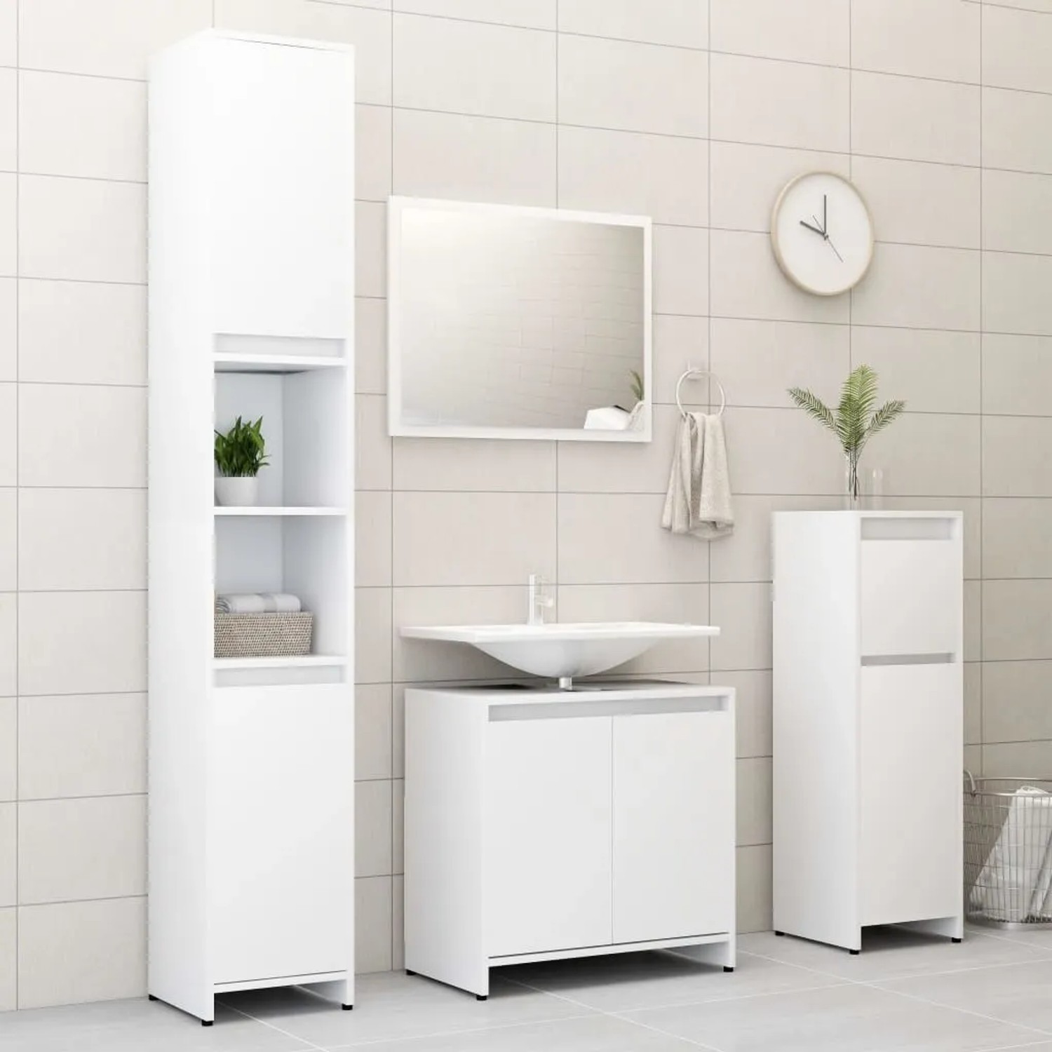 Toilettenregal 139cm Aufbewahrung GOPLUS Toilettenr Produktbild-Vorschau 5