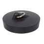 Schwarzer Kirchhoff Ventilstopfen, magnetisch, für Badewanne, 45,5 mm.