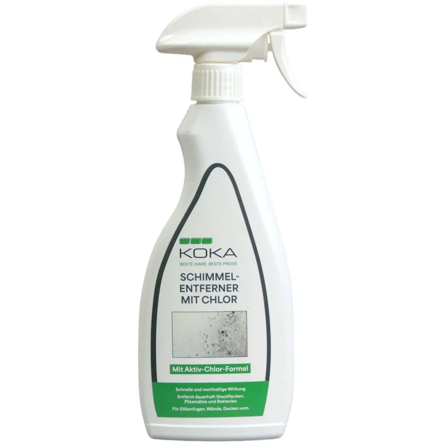 KOKA Schimmelentferner mit Aktiv-Chlor-Formel 500ml
