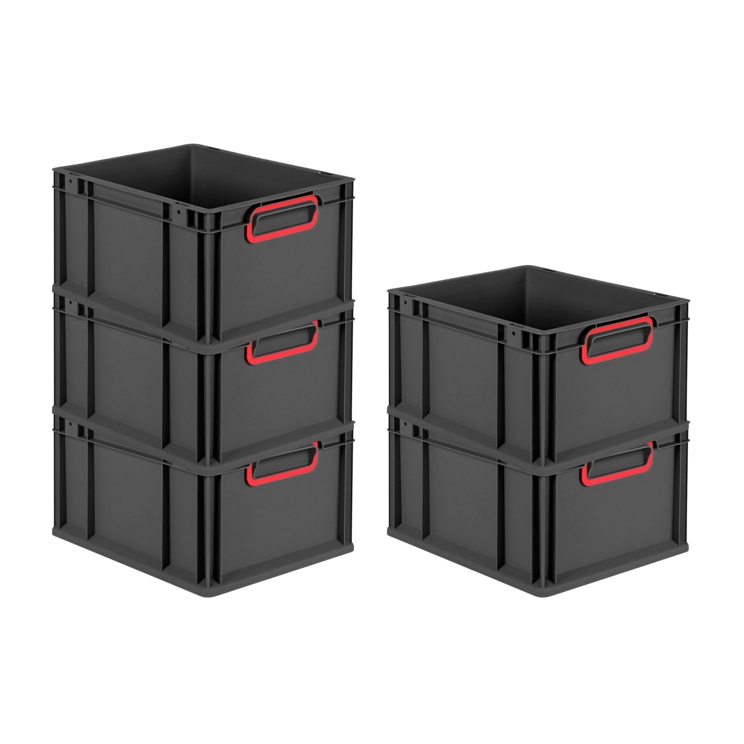 PROREGAL SparSet 5x Eurobox Nextgen Color HxBxT 22x30x40cm 20 Liter Griffe günstig online kaufen