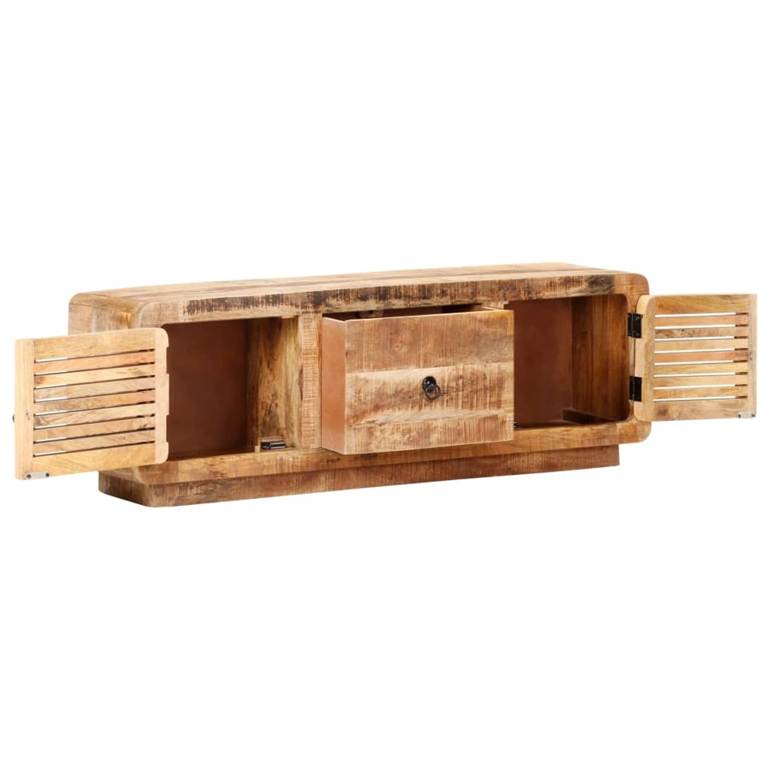 VidaXL TV-Schrank 120x30x40 cm Raues Mangoholz  Modell 4 günstig online kaufen