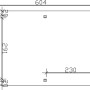 Technische Zeichnung des Skan Holz Carport Spessart, Maße: 355 x 604 cm.