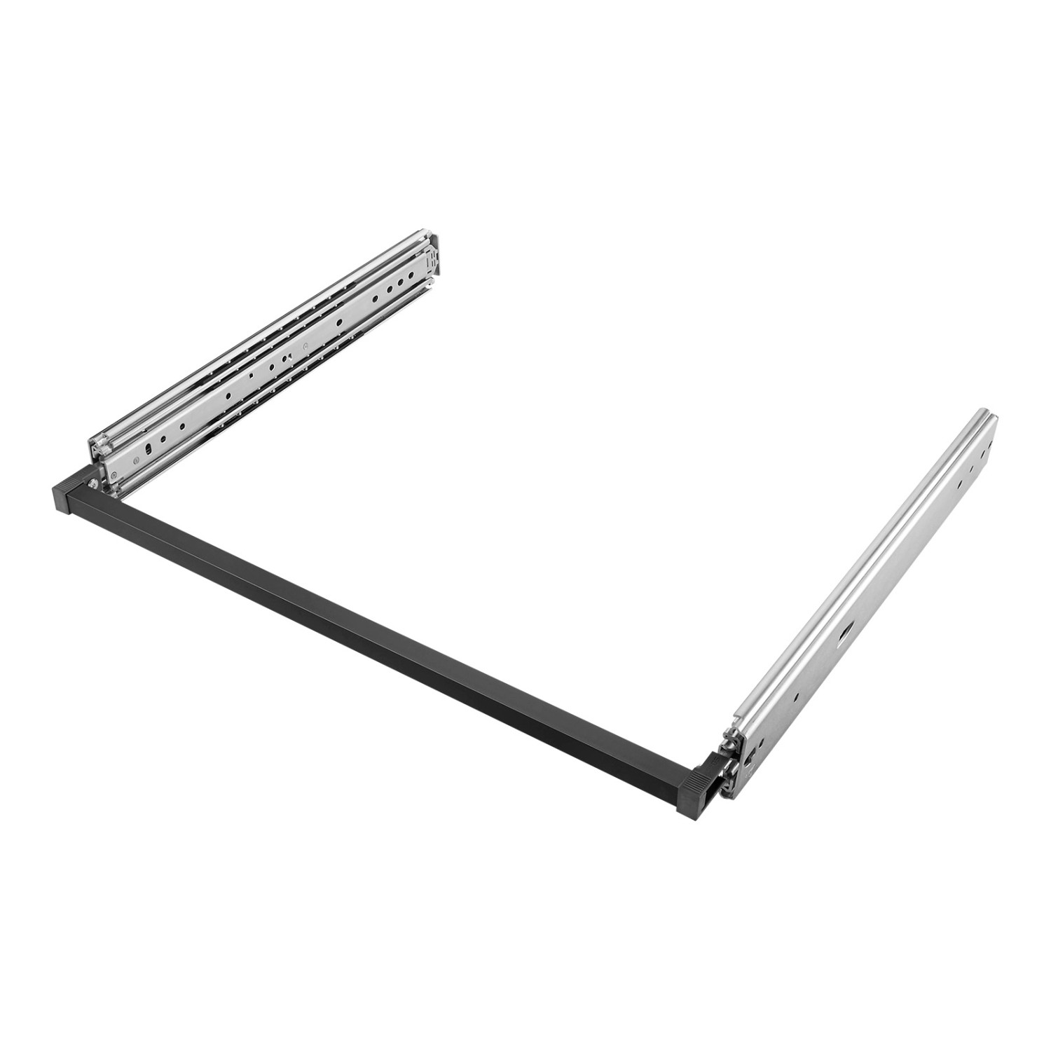 Thumbnail - SOTECH VarioSlide Schubladenschienen KV2-200-H76-500 EH 500 mm bis 200 kg Einhandverriegelung Schwarz für Schubladen ohn...