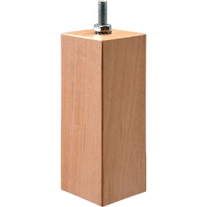 Hettich Möbelfuß Brema, 150mm, Buche, mit M8 Schraube.