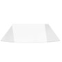 ECOfoxx Funkenschutzplatte Glasbodenplatte Segmentbogen 120x130cm