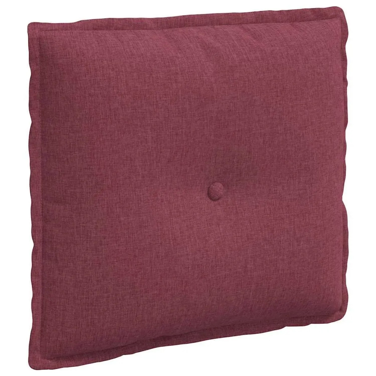 vidaXL Rückenkissen Weinrot 50 x 19 x 45 cm Stoff 42014618
