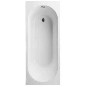 Villeroy & Boch O.novo Rechteck-Badewanne, 170x75 cm, Weiß, aus Acryl.
