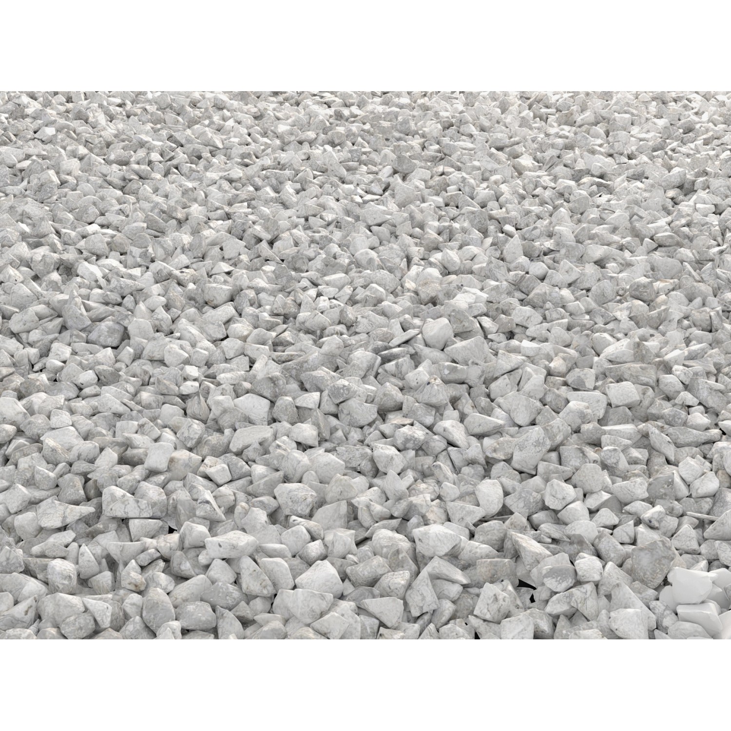 Marmorkies Carrara Weiß 20 mm - 40 mm 15 kg/ Sack