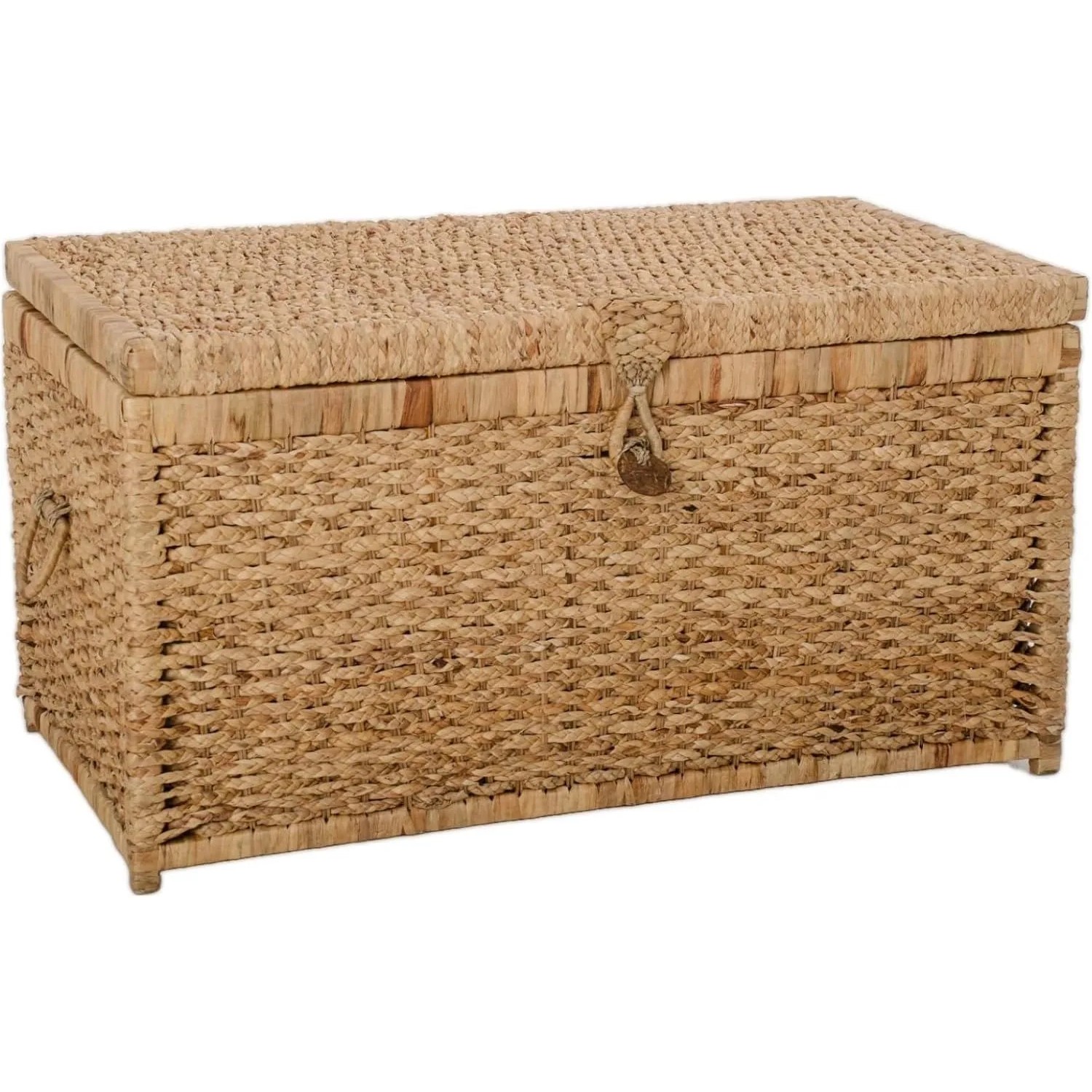 Vivanno Wäschetruhe Lea 84 cm x 45 cm x 45 cm Natur