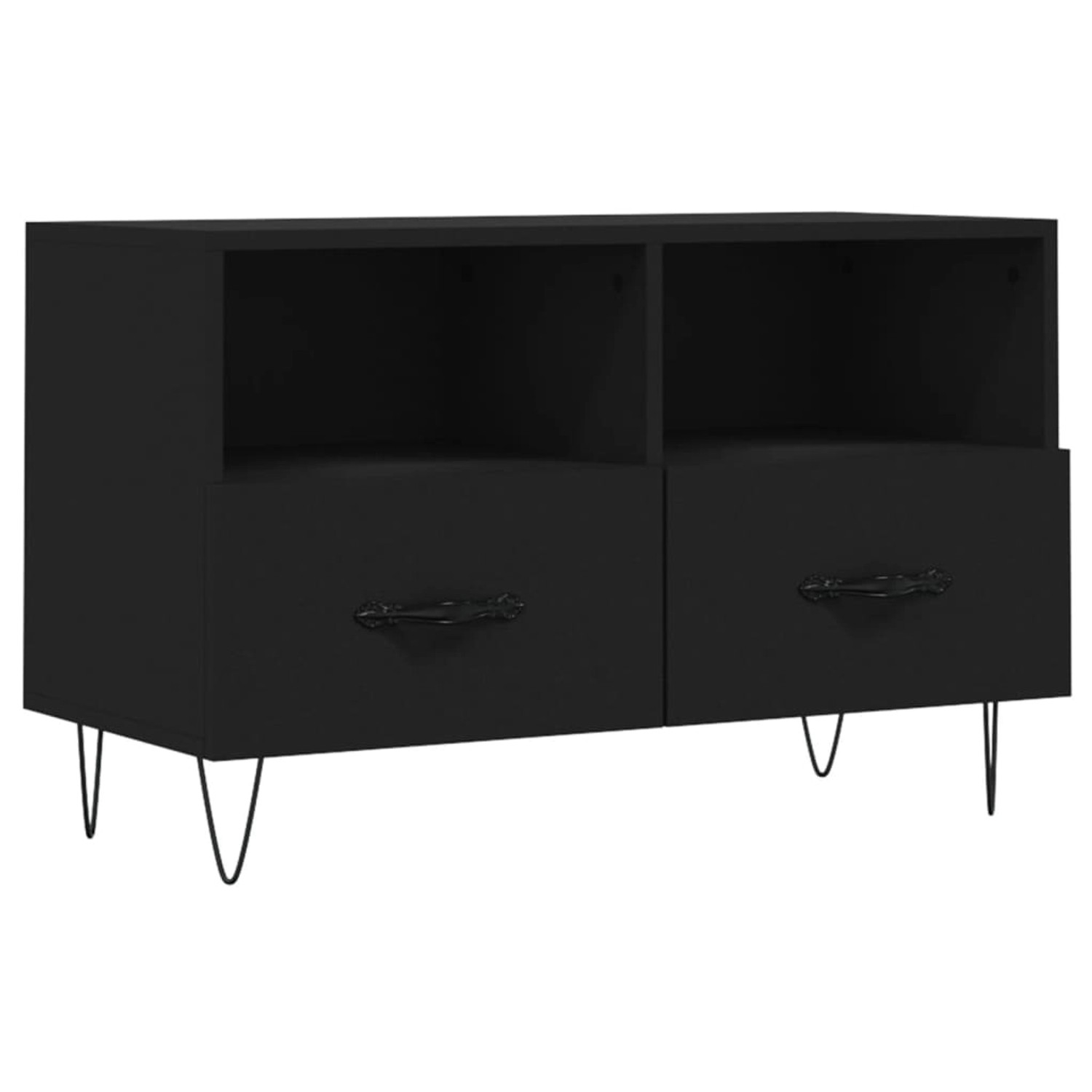 VidaXL TV-Schrank Schwarz 80x36x50 cm Holzwerkstoff  Modell 8 günstig online kaufen