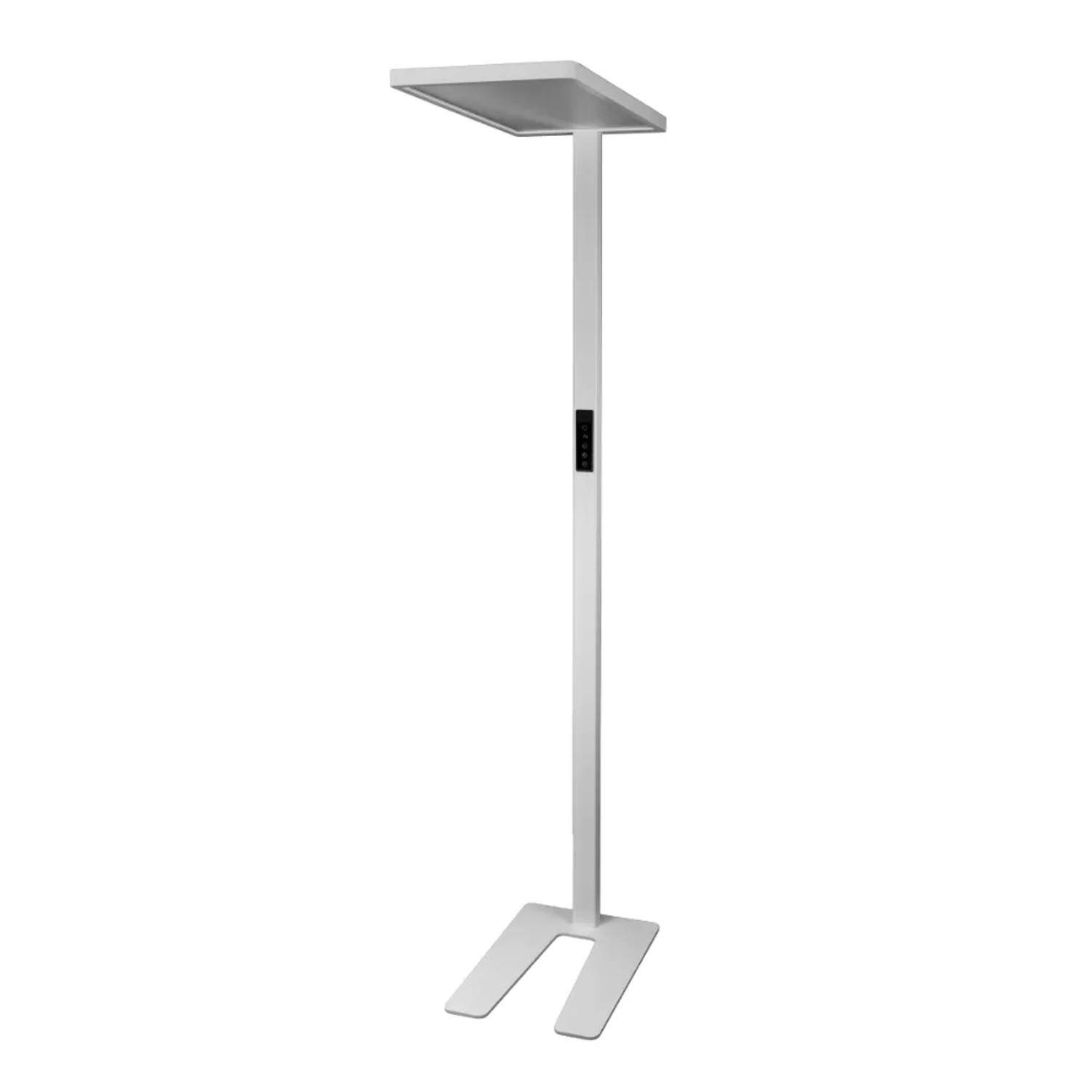 ENOVALITE LED Büro Stehleuchte 110W 4000K Neutralweiß Dimmbare Arbeitsplatzbeleuchtung Weiß Mit Bewegungssensor