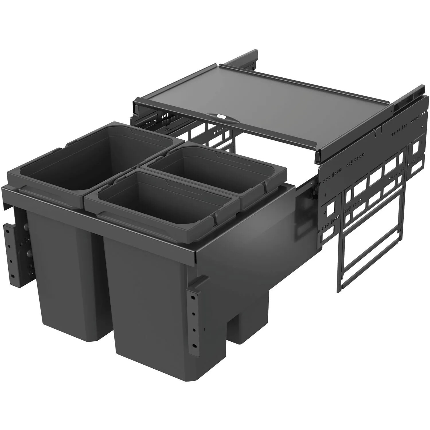 Vauth-Sagel Abfalltrennsystem Envi Space S Korpusbreite 500 mm 12, 2x7,5, Lava