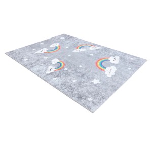 RugsX Teppich Junior VG18029 Grau 200cm 290cm