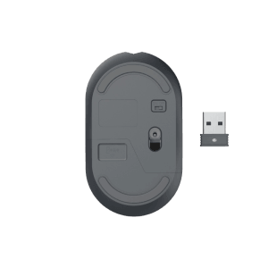 Hama Optische 3-Tasten-Mini-Funkmaus WM-150 ohne Klickgeräusch Schwarz