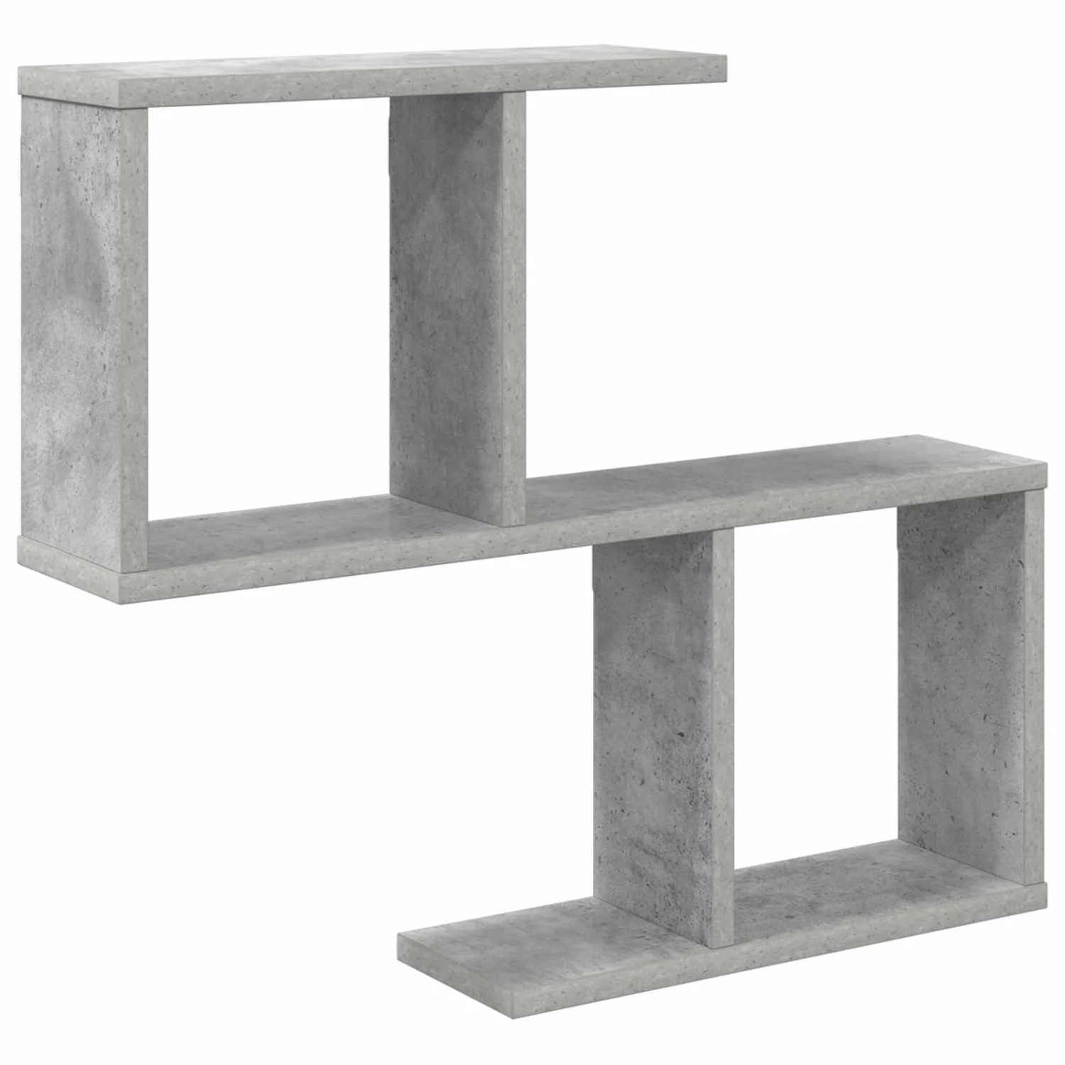 vidaXL Wandregal Betongrau 60 x 12 x 50,5 cm Holzwerkstoff 8012263
