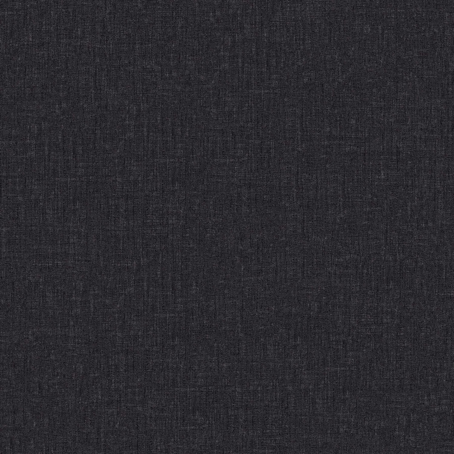 Bricoflor Schwarze Vliestapete in Textiloptik Einfarbige Tapete in Leinenop günstig online kaufen