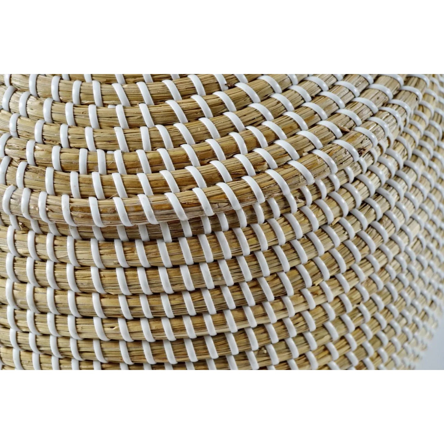 Kobolo Aufbewahrungskorb Korb aus Getrocknetem Seegras 34x32 cm_5
