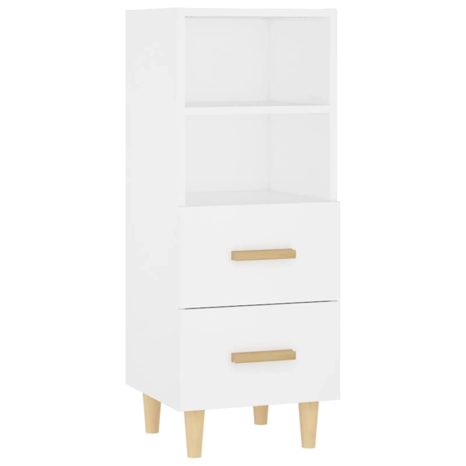 vidaXL Sideboard Weiß 34,5x34x90 cm Holzwerkstoff 812357 günstig online kaufen