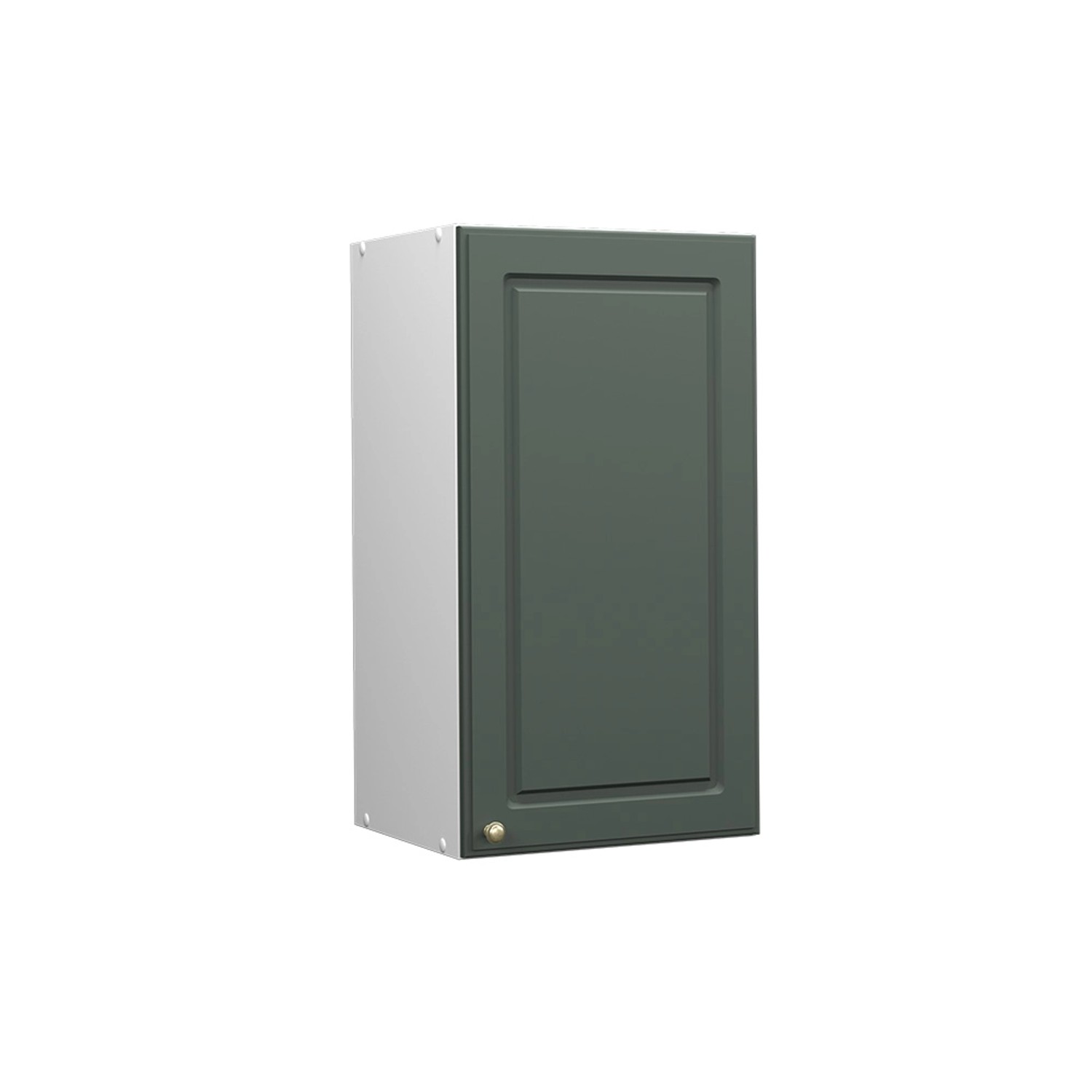 Vicco Badschrank Fame-Line Grün-Gold Landhaus/Weiß 40 x 72 cm günstig online kaufen