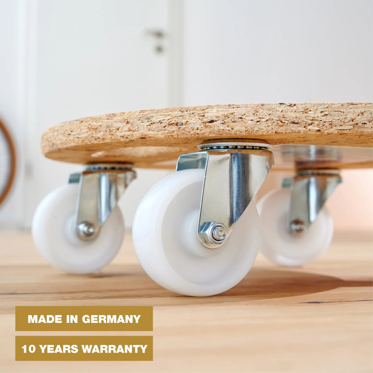 Wagner Transporthilfe mit OSB-Platte und Rollen, Tragkraft 250 kg.