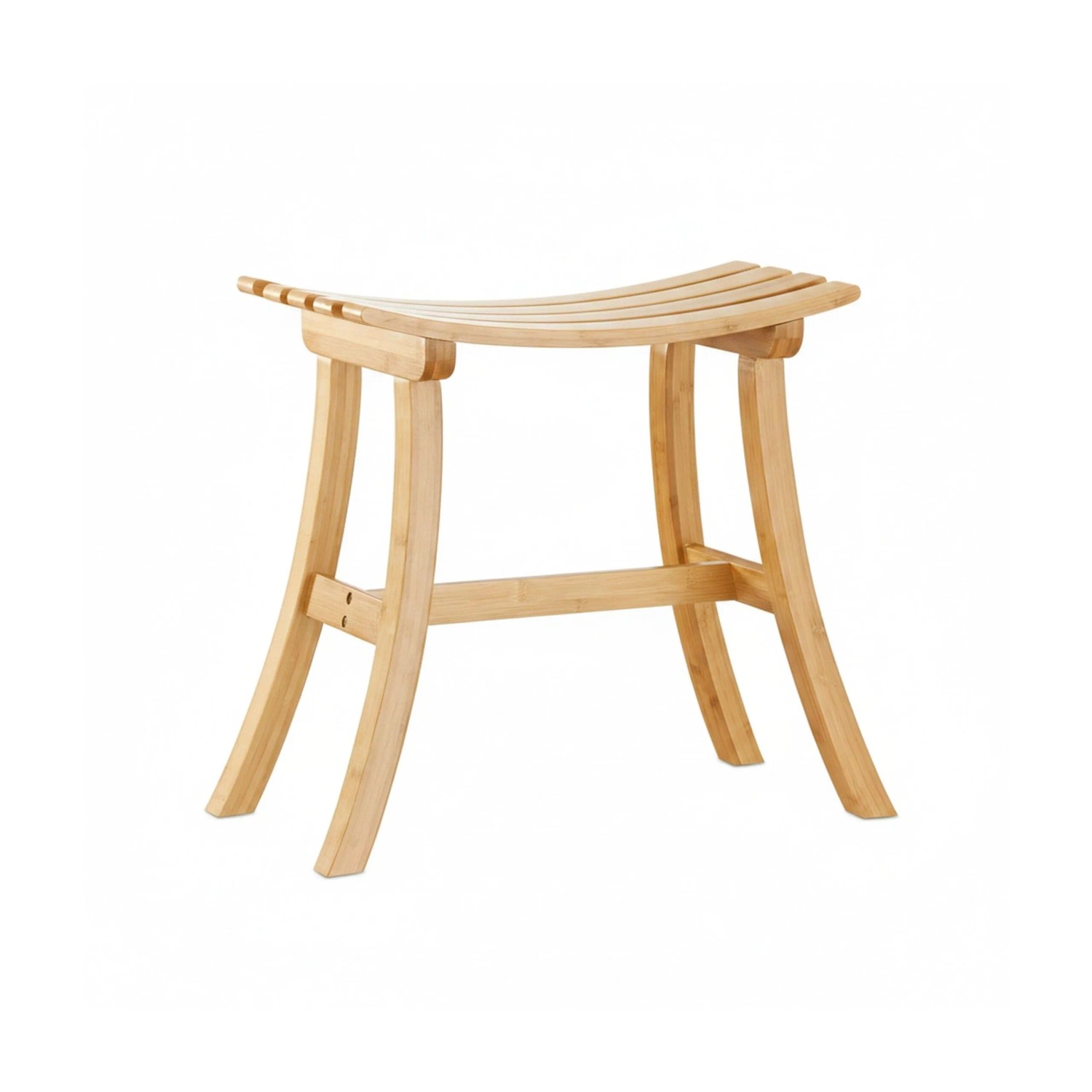 Relaxdays Hocker Bambus Natur 48 cm x 56 cm x 28,5 cm
