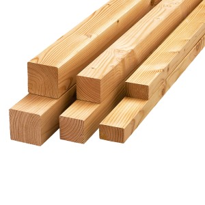 Konstruktionsholz aus Douglasie, 2,8x4,5x300 cm, ideal für Terrassen und Innenausbau.