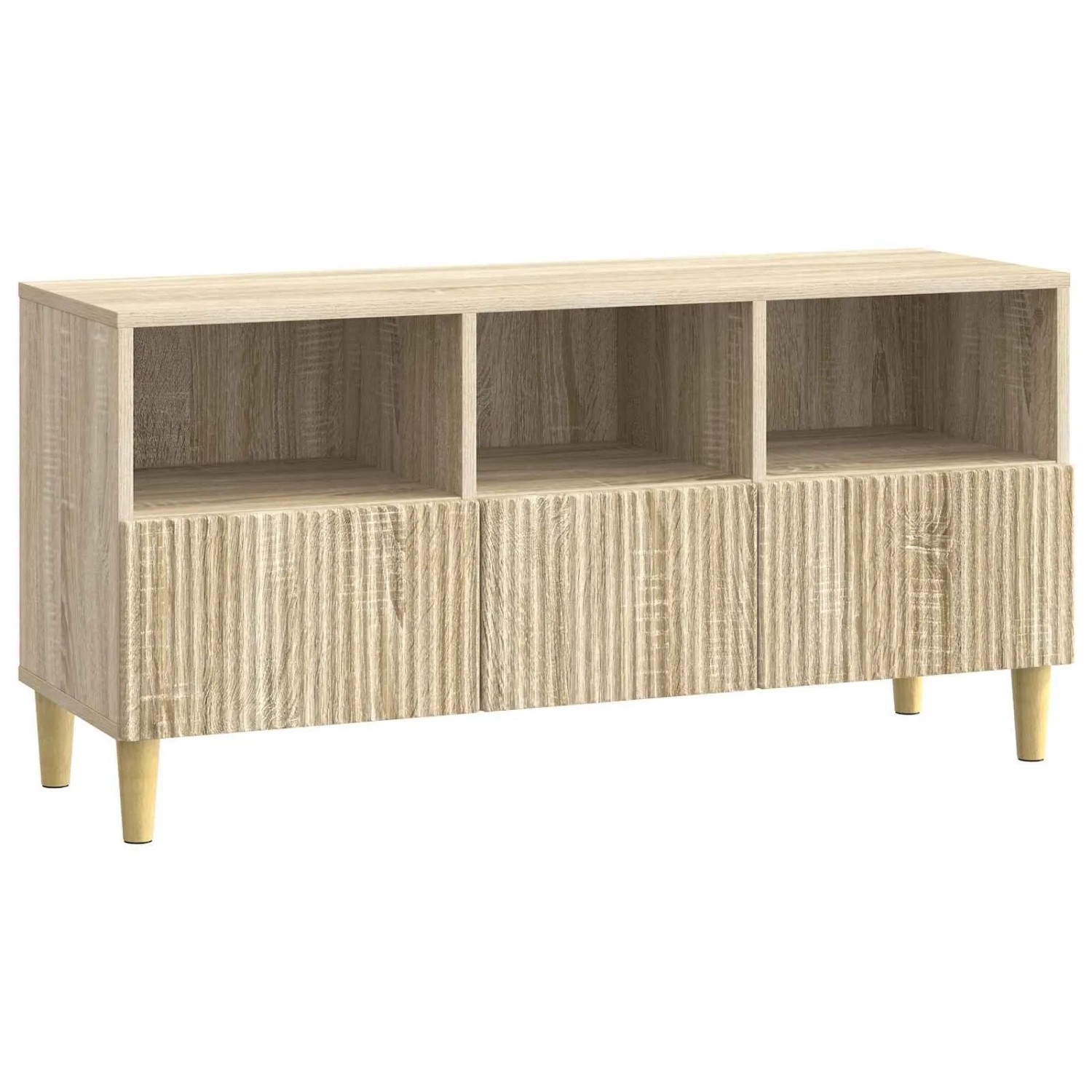 vidaXL TV-Schränk Sonoma-Eiche 102 x 34,5 x 50 cm Holzwerkstoff 894677