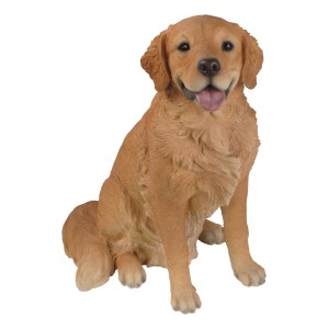 Deko-Figur: Golden Retriever Hund (53 cm) für die Gartendekoration.
