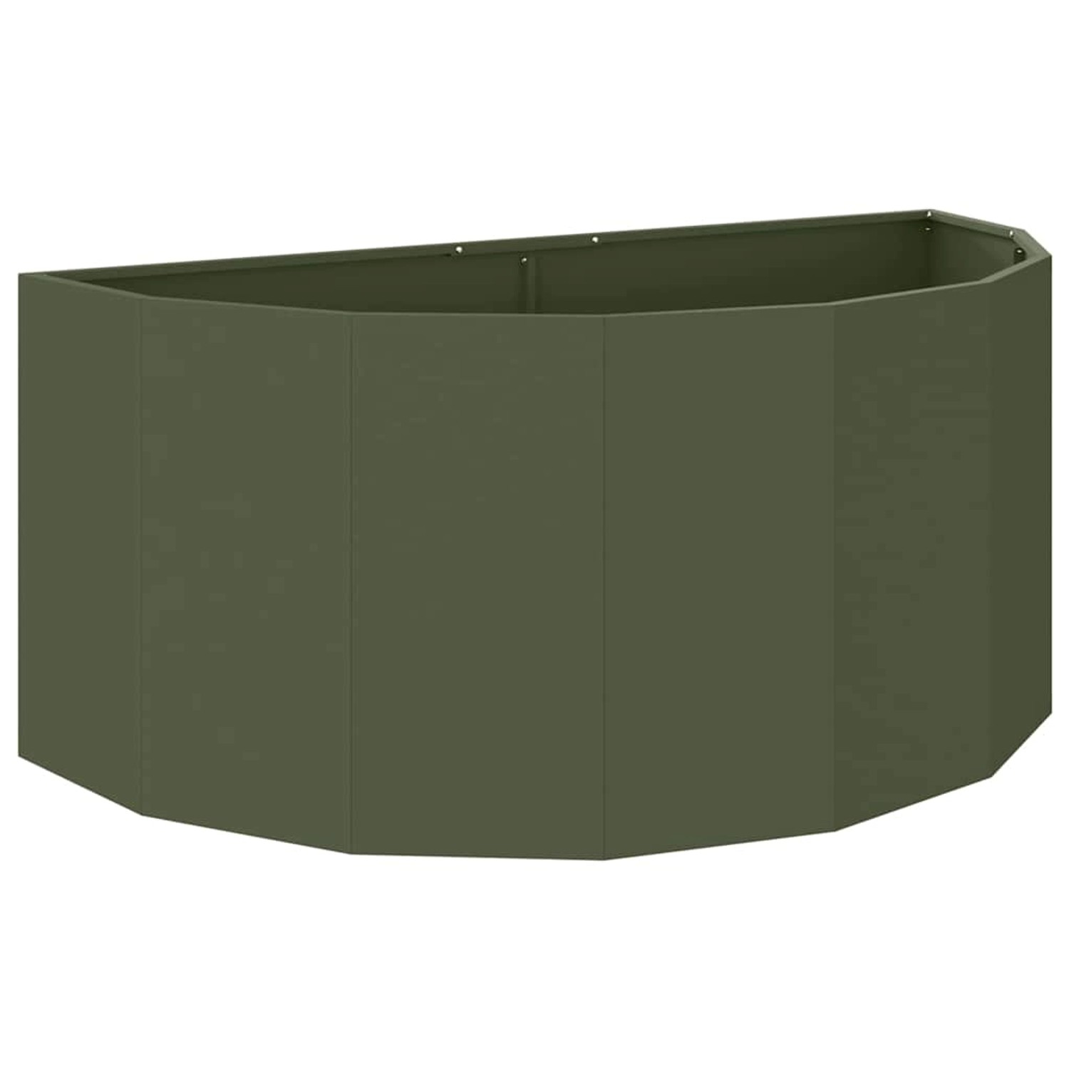 vidaXL Pflanzkübel Olive Grün 120 x 60 x 50 cm Stahl 883706 günstig online kaufen