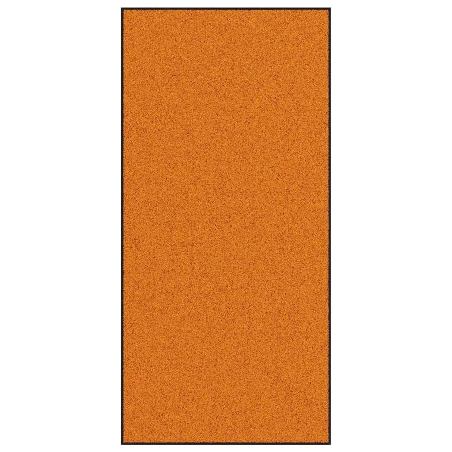 vidaXL Fußmatte Orange und Schwarz 120 x 250 cm Polyamid und PVC 4100745 günstig online kaufen