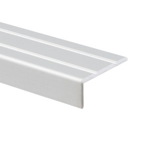 Silbernes KARAT Winkelprofil, selbstklebend, 2,45x1x100 cm, für Kanten und Abschlüsse.