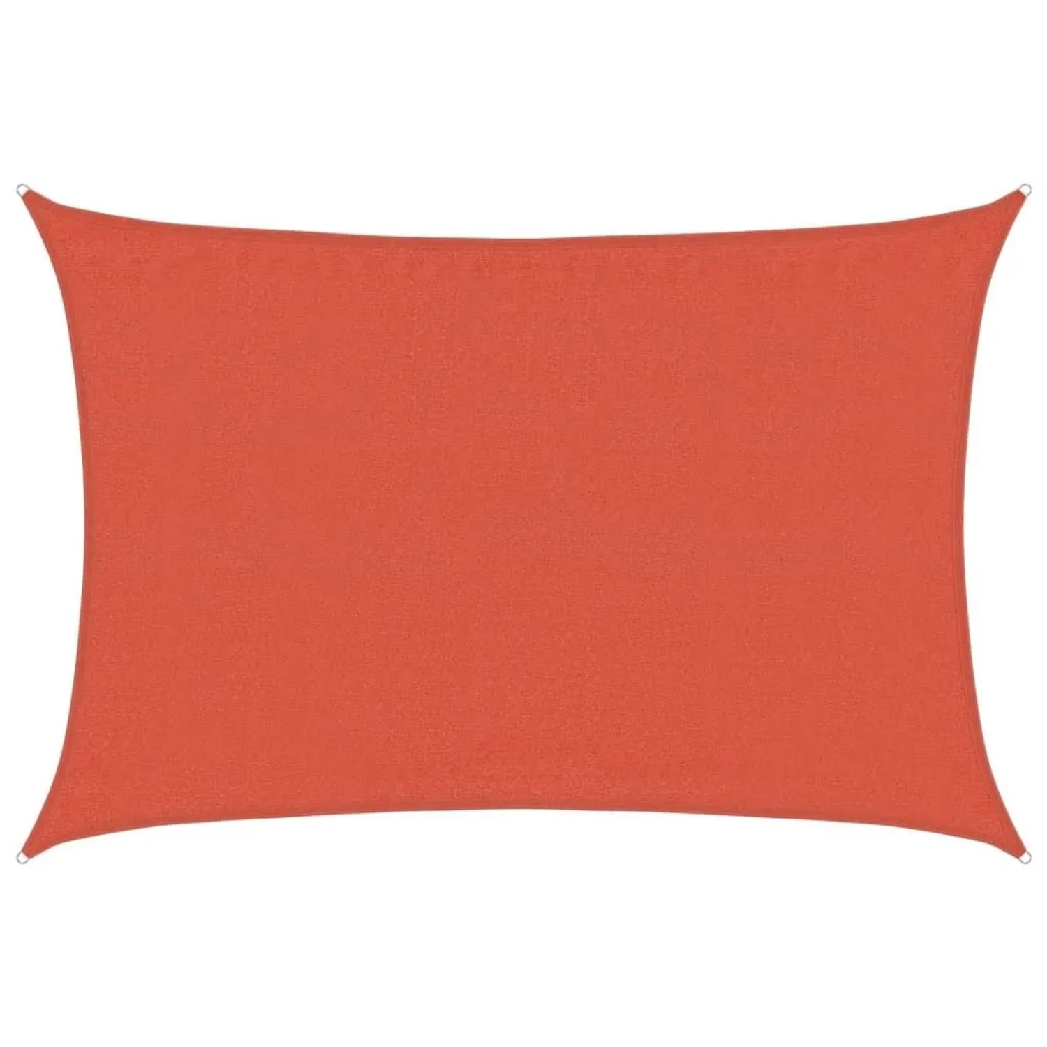 Furnicato Sonnensegel 160 G M² Rechteckig Terrakottarot 3 5x5 M Hdpe